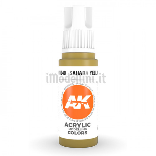 Vernice Acrilica AK 3rd Gen Sahara Yellow