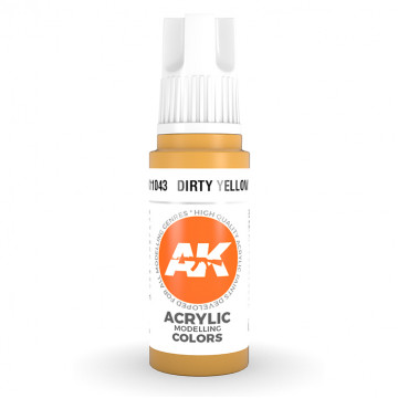 Vernice Acrilica AK 3rd Gen Dirty Yellow