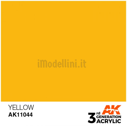Vernice Acrilica AK 3rd Gen Yellow