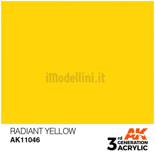 Vernice Acrilica AK 3rd Gen Radiant Yellow
