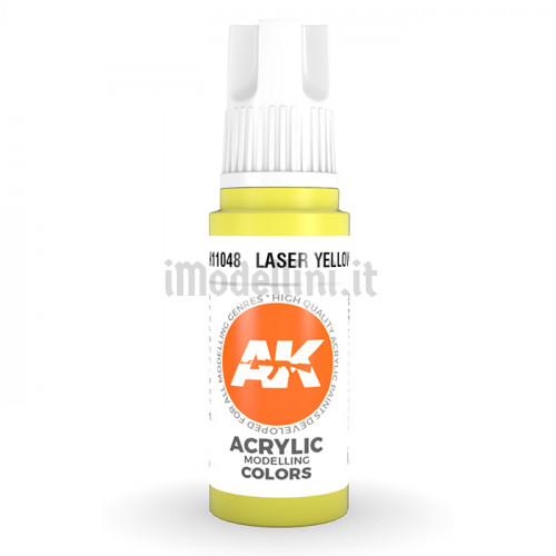 Vernice Acrilica AK 3rd Gen Laser Yellow