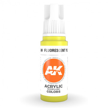 Vernice Acrilica AK 3rd Gen Fluorescent Yellow