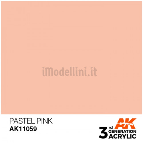 Vernice Acrilica AK 3rd Gen Pastel Pink