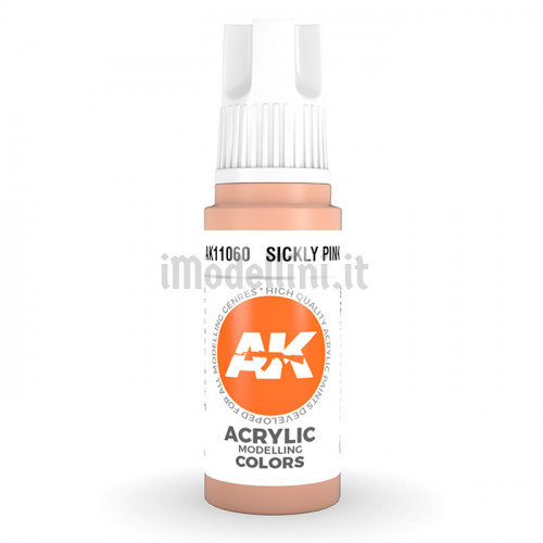 Vernice Acrilica AK 3rd Gen Sickly Pink