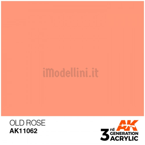 Vernice Acrilica AK 3rd Gen Old Rose