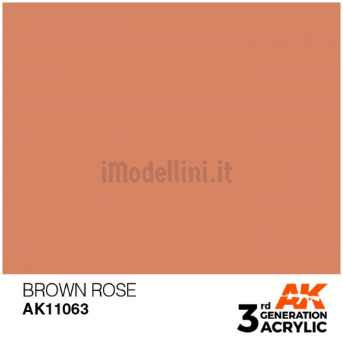 Vernice Acrilica AK 3rd Gen Brown Rose