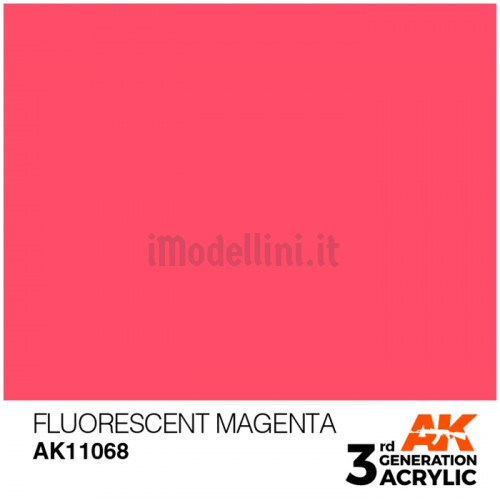 Vernice Acrilica AK 3rd Gen Fluorescent Magenta