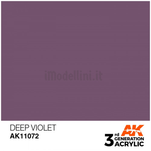 Vernice Acrilica AK 3rd Gen Deep Violet