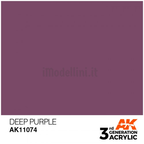 Vernice Acrilica AK 3rd Gen Deep Purple