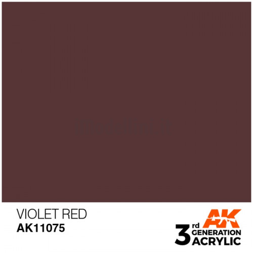 Vernice Acrilica AK 3rd Gen Violet Red