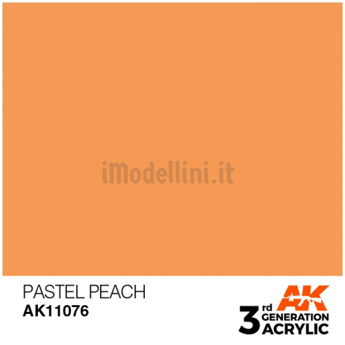 Vernice Acrilica AK 3rd Gen Pastel Peach
