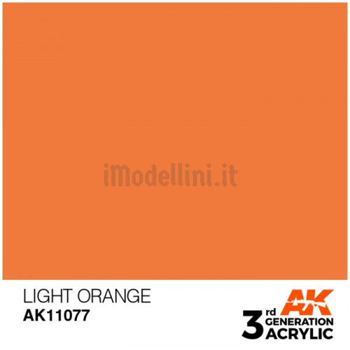 Vernice Acrilica AK 3rd Gen Light Orange