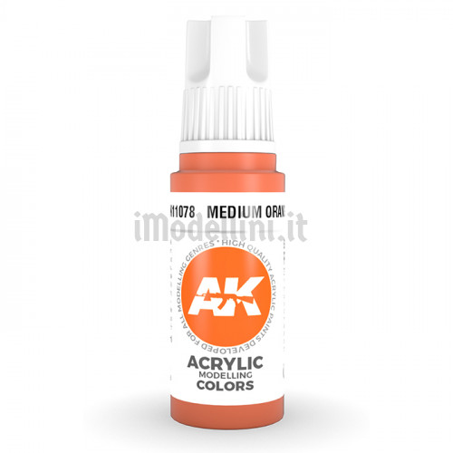 Vernice Acrilica AK 3rd Gen Medium Orange