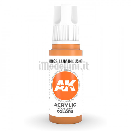 Vernice Acrilica AK 3rd Gen Luminous Orange