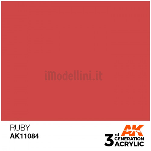 Vernice Acrilica AK 3rd Gen Ruby