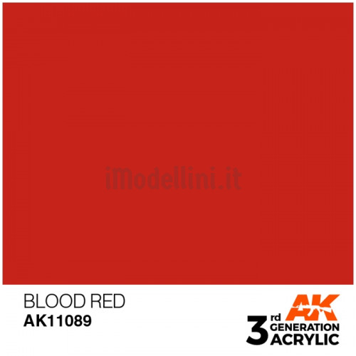 Vernice Acrilica AK 3rd Gen Blood Red