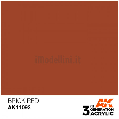 Vernice Acrilica AK 3rd Gen Brick Red