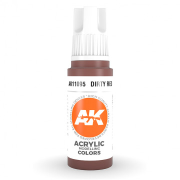 Vernice Acrilica AK 3rd Gen Dirty Red