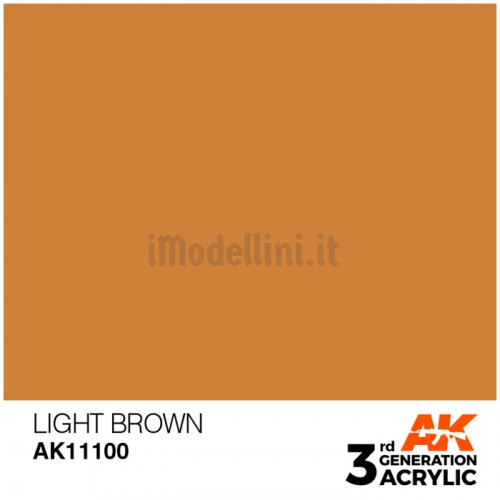 Vernice Acrilica AK 3rd Gen Light Brown