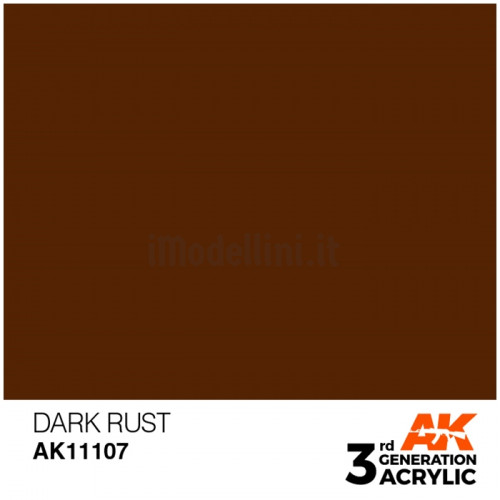 Vernice Acrilica AK 3rd Gen Dark Rust
