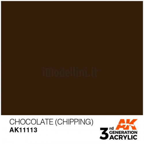 Vernice Acrilica AK 3rd Gen Chocolate Chipping