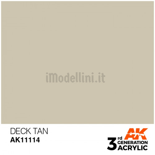 Vernice Acrilica AK 3rd Gen Deck Tan