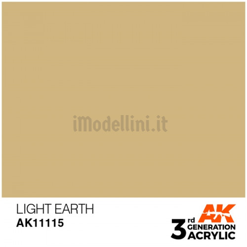 Vernice Acrilica AK 3rd Gen Light Earth