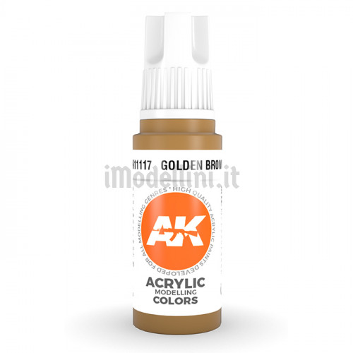 Vernice Acrilica AK 3rd Gen Golden Brown