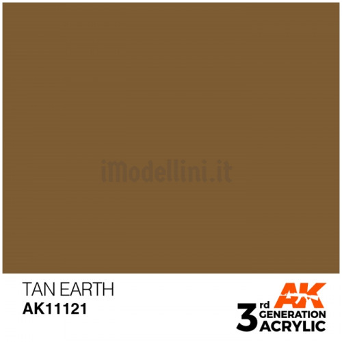 Vernice Acrilica AK 3rd Gen Tan Earth