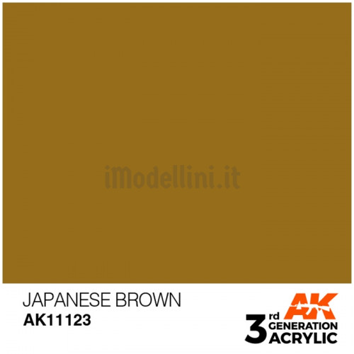 Vernice Acrilica AK 3rd Gen Japanese Uniform Brown