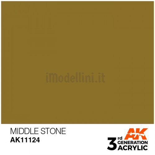 Vernice Acrilica AK 3rd Gen Middle Stone