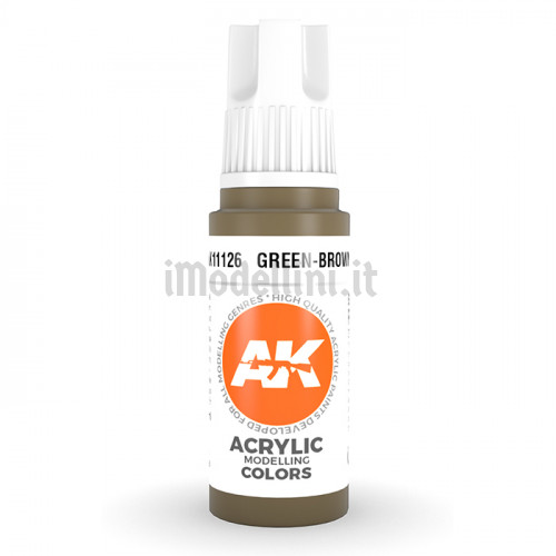 Vernice Acrilica AK 3rd Gen Green-Brown