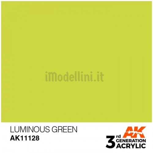 Vernice Acrilica AK 3rd Gen Luminous Green