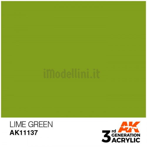 Vernice Acrilica AK 3rd Gen Lime Green