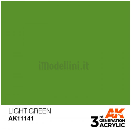 Vernice Acrilica AK 3rd Gen Light Green