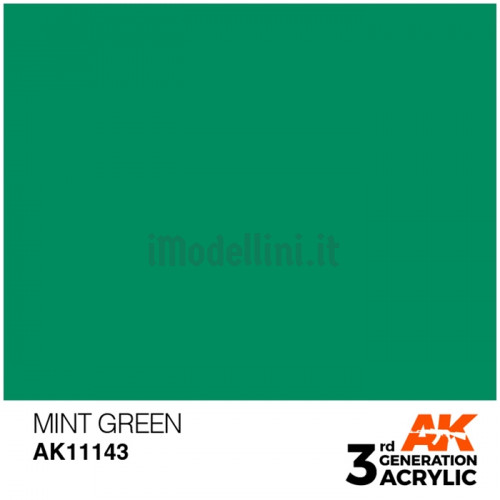 Vernice Acrilica AK 3rd Gen Mint Green