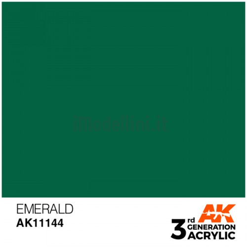 Vernice Acrilica AK 3rd Gen Emerald