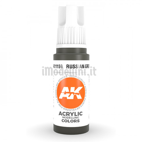 Vernice Acrilica AK 3rd Gen Russian Green