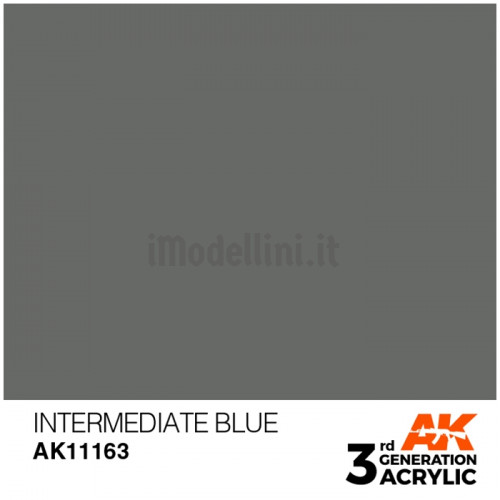 Vernice Acrilica AK 3rd Gen Intermediate Blue