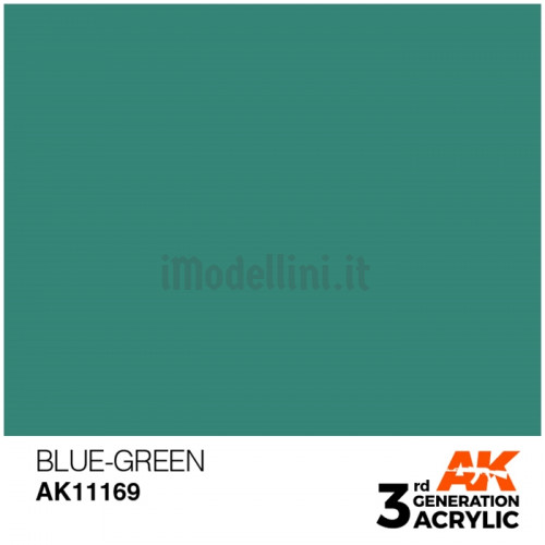 Vernice Acrilica AK 3rd Gen Blue-Green