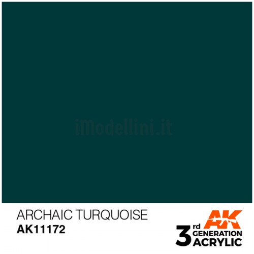 Vernice Acrilica AK 3rd Gen Old Turquoise