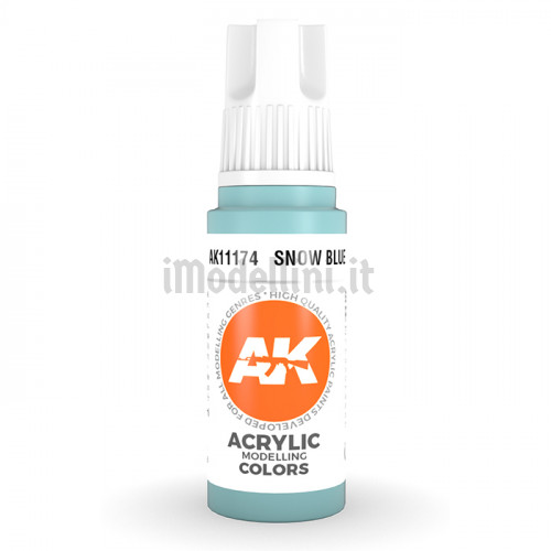 Vernice Acrilica AK 3rd Gen Snow Blue