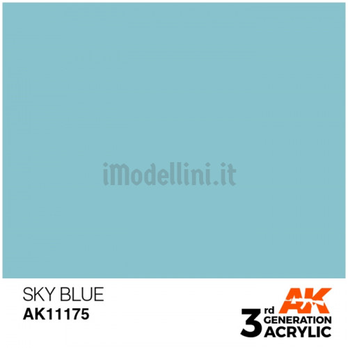 Vernice Acrilica AK 3rd Gen Sky Blue