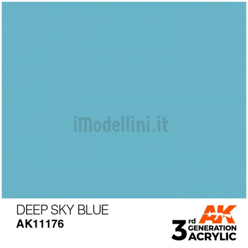 Vernice Acrilica AK 3rd Gen Deep Blue