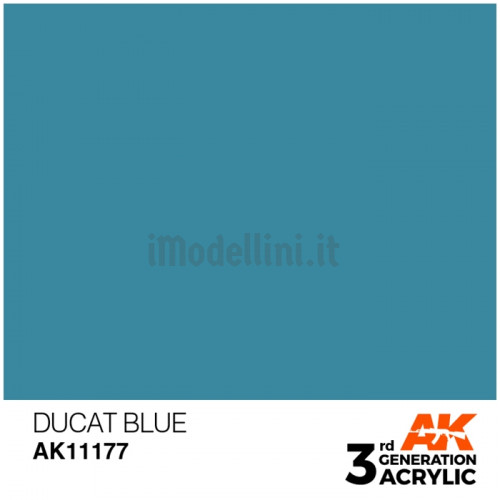 Vernice Acrilica AK 3rd Gen Ducat Blue