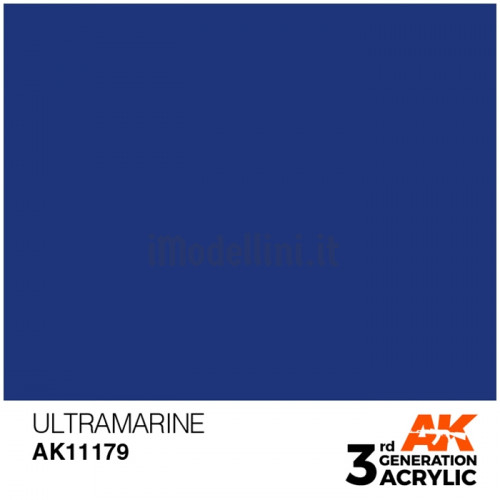 Vernice Acrilica AK 3rd Gen Ultramarine