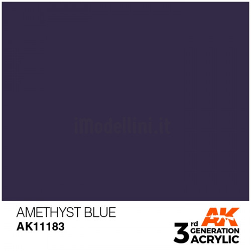 Vernice Acrilica AK 3rd Gen Amethyst Blue