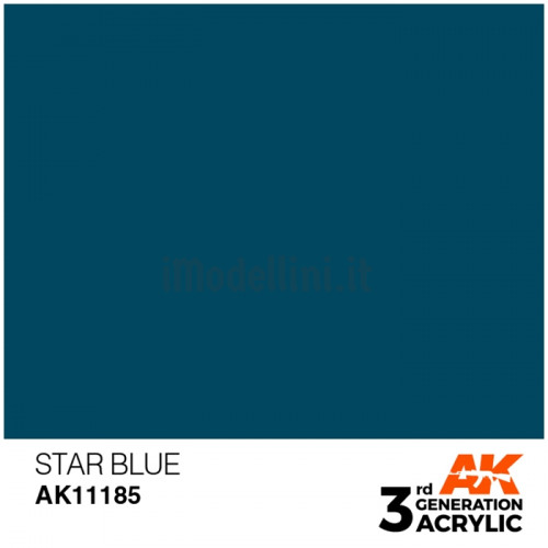 Vernice Acrilica AK 3rd Gen Star Blue