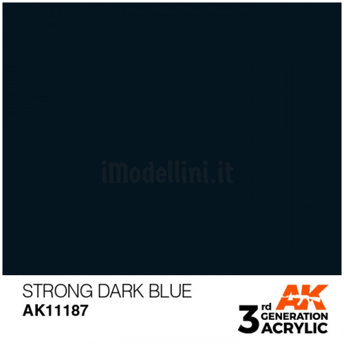 Vernice Acrilica AK 3rd Gen Strong Blue