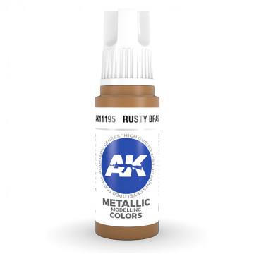 Vernice Acrilica AK 3rd Gen Rusty Brass